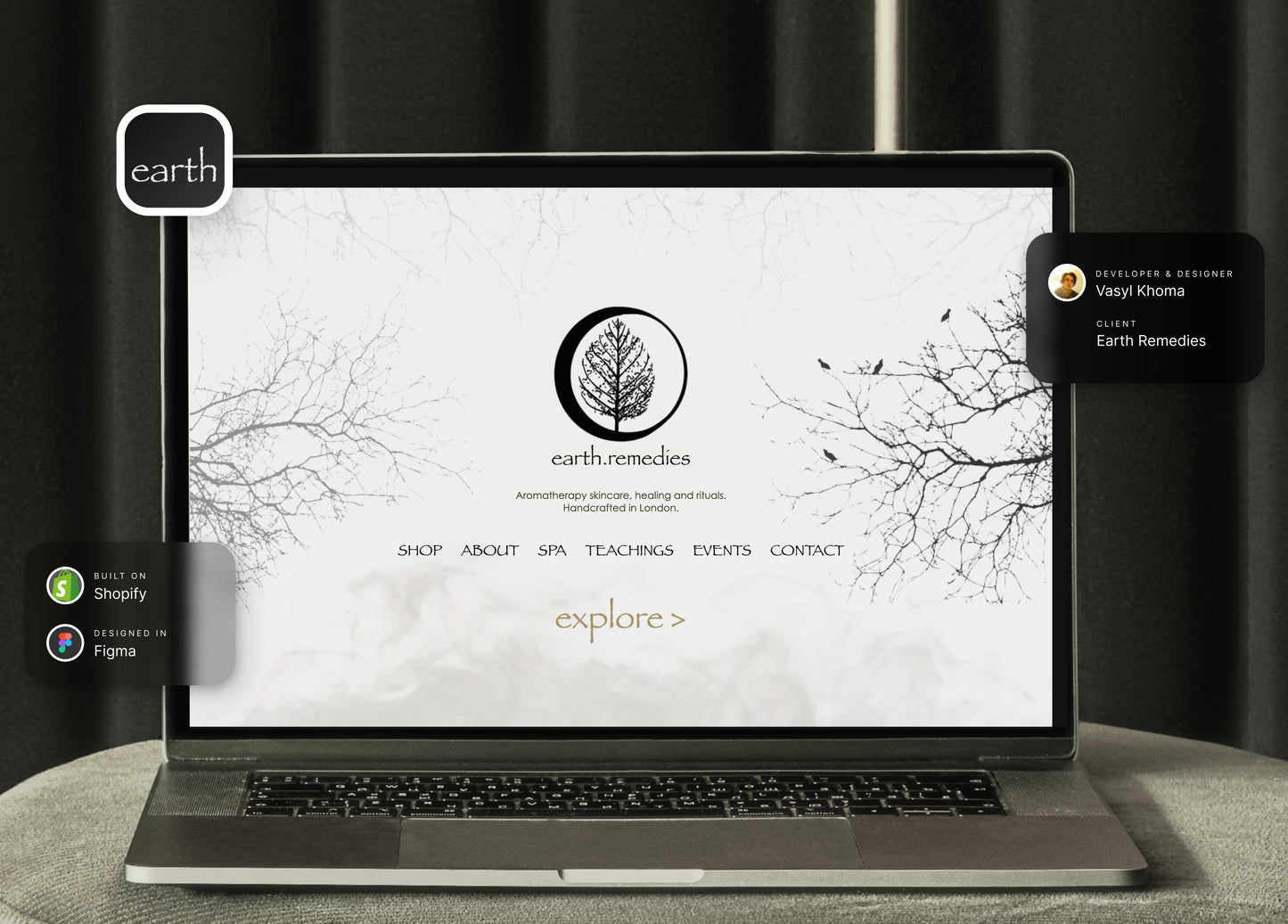Intro page