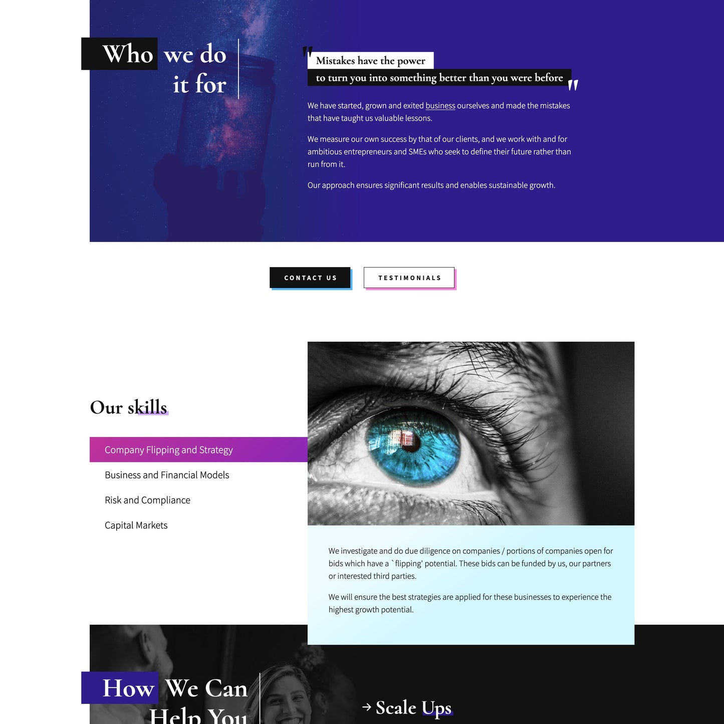 Business website Shopify