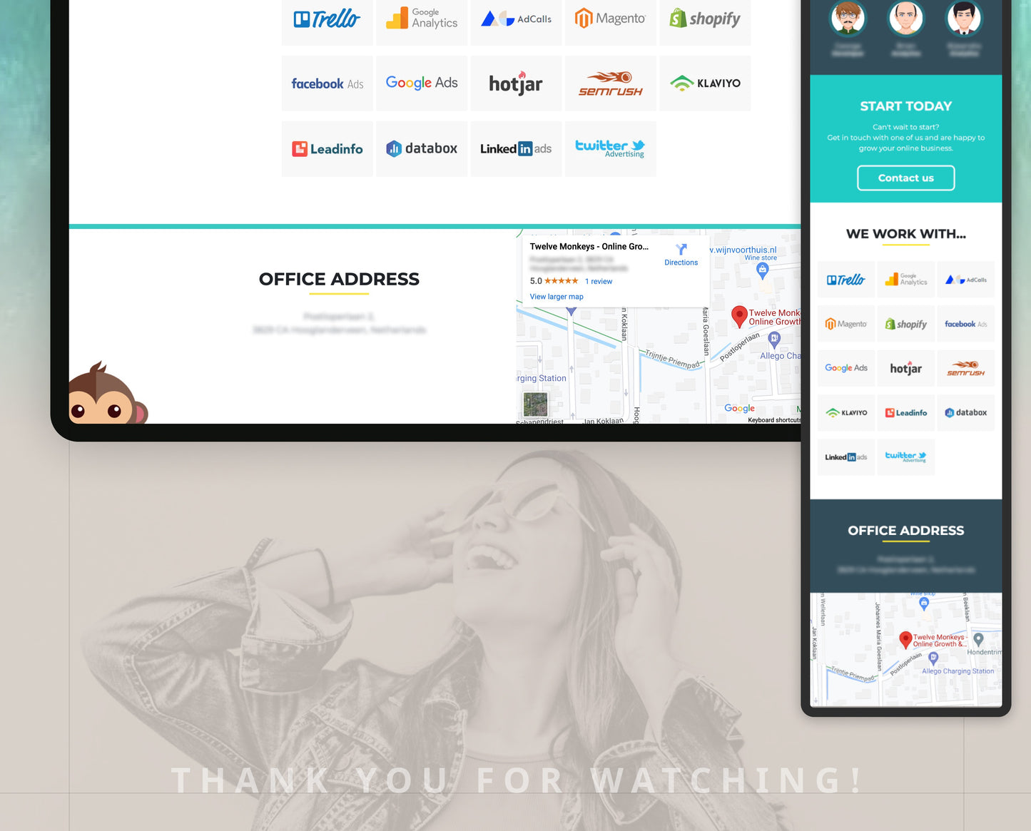 Landing page