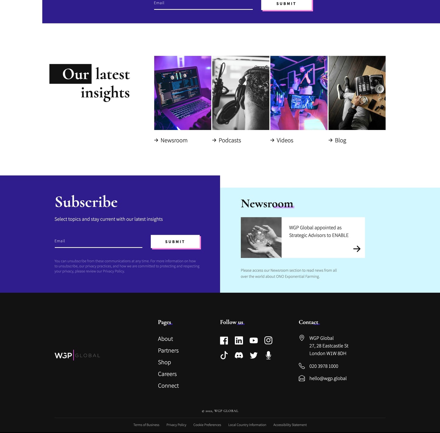 Business website Shopify