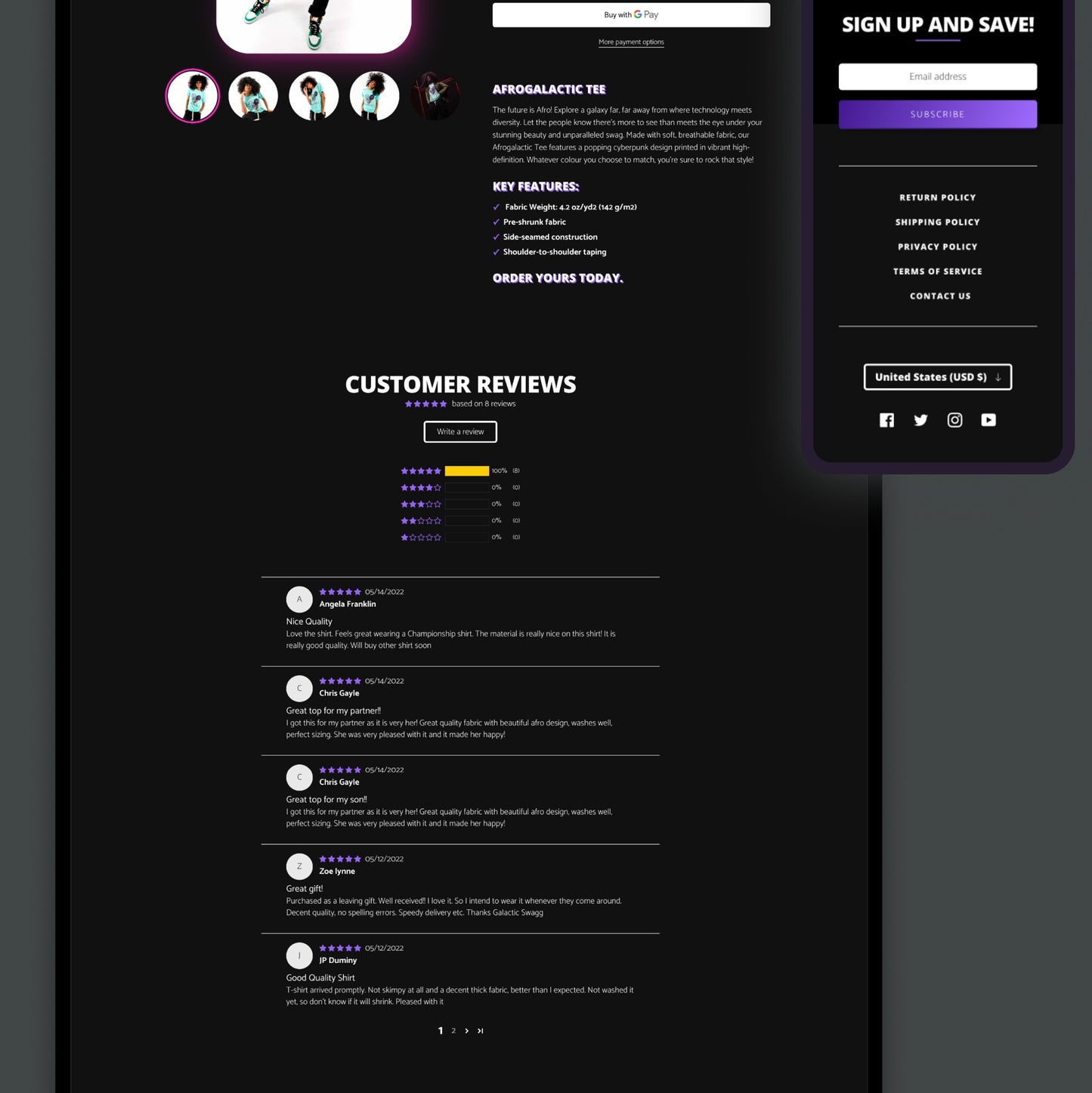 Online store