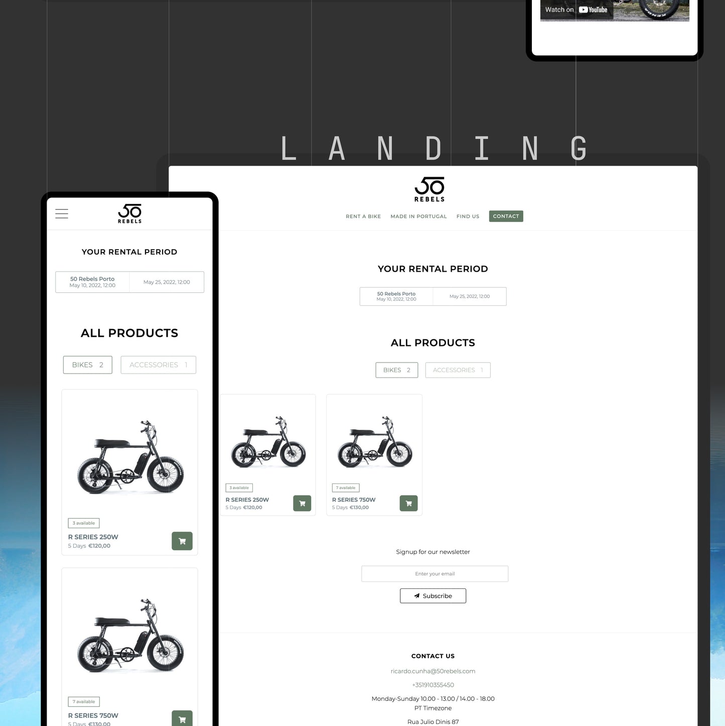 Landing page